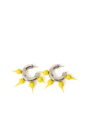 Sunnei small Spike hoop earrings - Silver