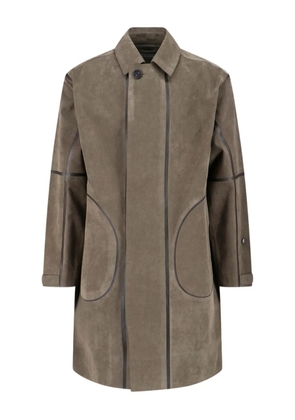 Massimo Osti Studio button-fastening single-breasted coat - Green