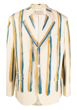 Marni single-breasted blazer - Yellow