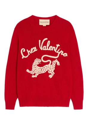 Valentino Garavani embroidered wool jumper