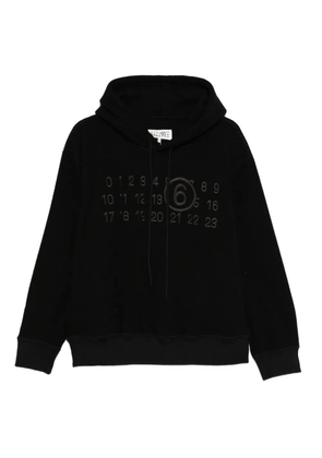 MM6 Maison Margiela Numeric logo hoodie - Black