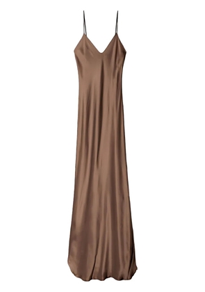 Nili Lotan silk dress - Brown