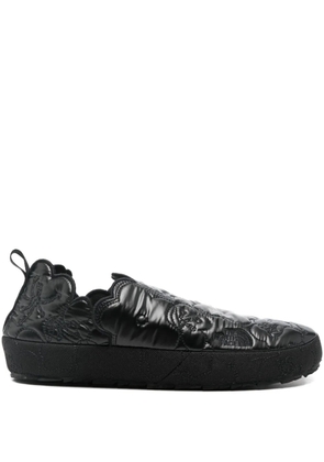 Cecilie Bahnsen floral quilted mules - Black