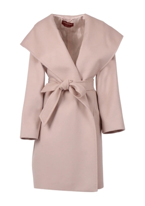 Max Mara Newmang hooded belted coat - Pink