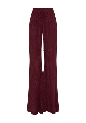 Gabriela Hearst pleated drawstring-waist pants - Red