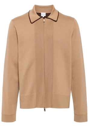 Paul Smith zip fastening cardigan - Brown