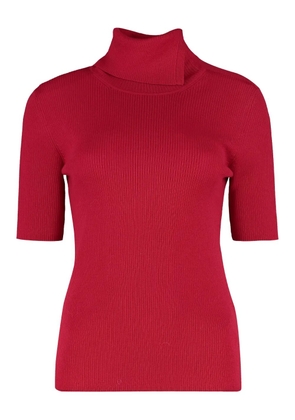 P.A.R.O.S.H. ribbed wool turtleneck sweater - Red