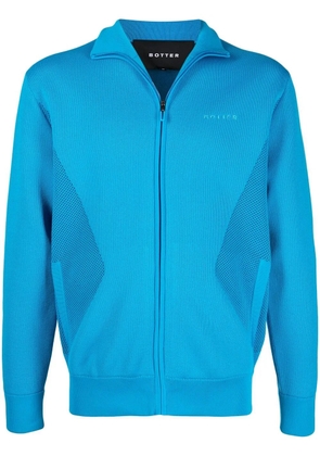 Botter embroidered-logo zip-up sweatshirt - Blue