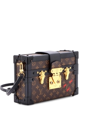 Louis Vuitton Pre-Owned Petite Malle Handbag Monogram Canvas clutch bag - Brown