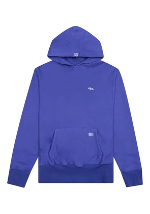 Advisory Board Crystals logo-embroidered pullover hoodie - Blue