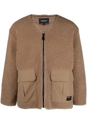 Carhartt WIP Devin Liner shearling padded jacket - Brown