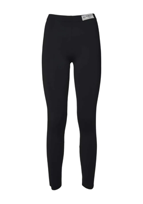 Fiorucci logo-patch leggings - Black
