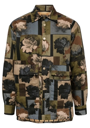 Uma Wang printed shirt jacket - Neutrals