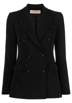 Blanca Vita double-breasted blazer - Black