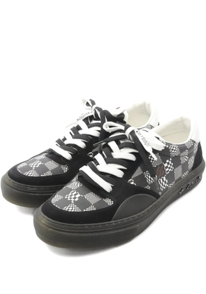 Louis Vuitton Pre-Owned 2021 Oriline damier suede sneakers - Black