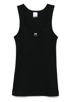 PINKO Love Birds-motif tank top - Black
