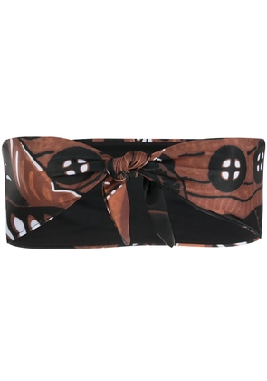 Mara Hoffman Calaia Jay high-waist bikini top - Brown