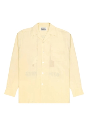 WACKO MARIA embroidered shirt - Yellow