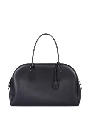 The Row India 12 leather tote bag - Black