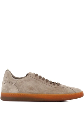 Officine Creative suede lace-up sneakers - Neutrals
