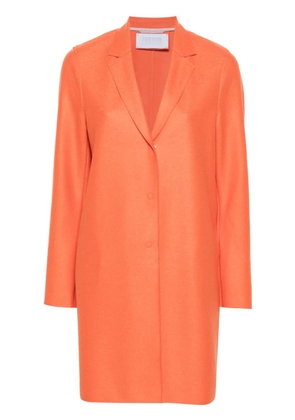 Harris Wharf London Cocoon wool coat - Orange