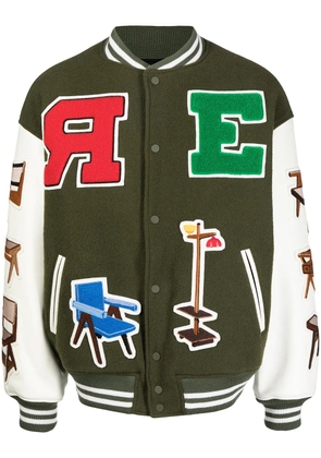 Readymade patch-detail bomber jacket - Green