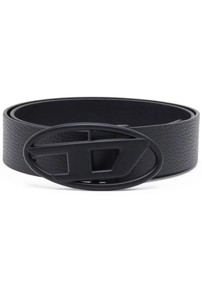 Diesel 1DR logo-buckle belt - Black