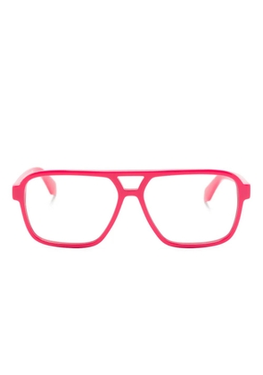 Off-White Eyewear Style 28 pilot glasses - Pink