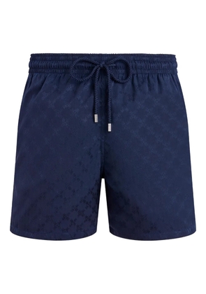 Vilebrequin turtle-monogram swim shorts - Blue