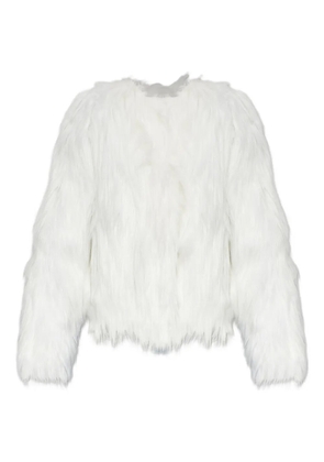 STAND STUDIO Eilish faux-fur jacket - White