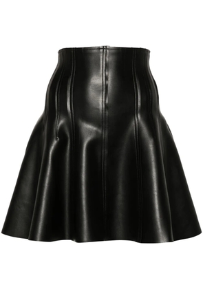 Norma Kamali Grace A-line mini skirt - Black