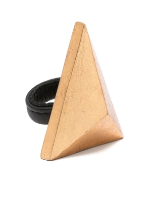 Monies triangle-shape ring - Gold