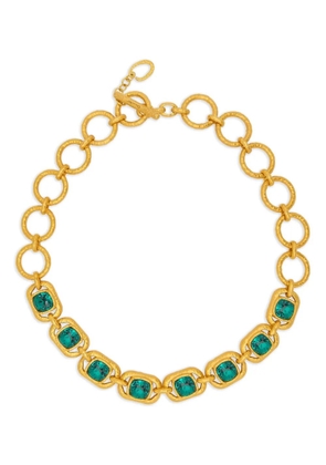 Oscar de la Renta crystal-embellished necklace - Gold