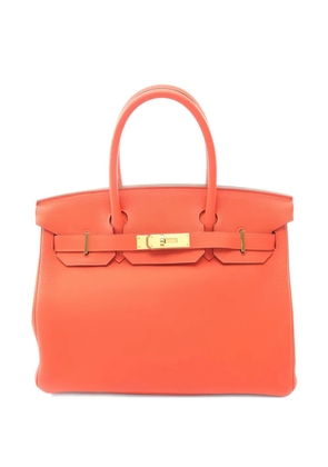 Hermès Pre-Owned 2016 30 Birkin top-handles tote bag - Orange