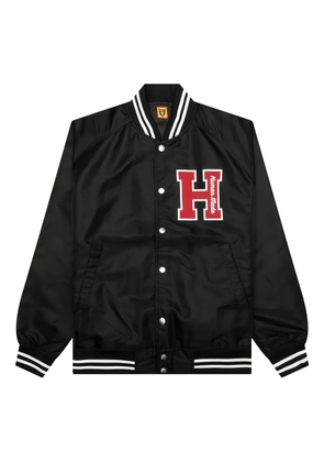 Human Made varsity H-logo bomber jacket - Black