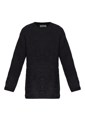 Yohji Yamamoto ribbed-knit jumper - Black