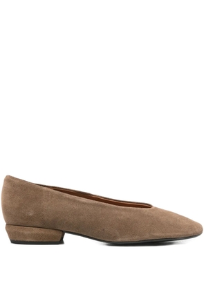 ANGEL ALARCON Katya suede ballet flats - Neutrals
