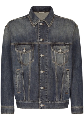 Dolce & Gabbana distressed denim jacket - Blue