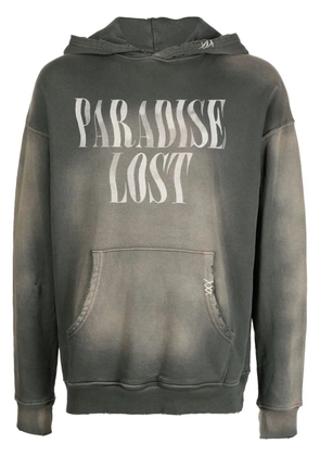 Alchemist slogan-print pullover hoodie - Blue