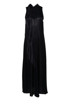 Forte Forte check-jacquard midi dress - Blue