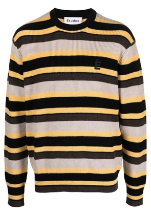 Études Studio Boris striped knitted jumper - Neutrals