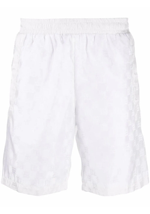 MISBHV monogram-print track trousers - White
