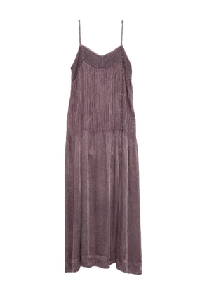 Mes Demoiselles V-neck maxi dress - Purple