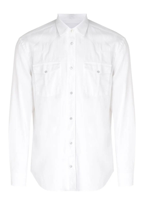 DONDUP double-pocket long-sleeve shirt - White