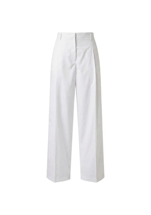 Nº21 pleat trousers - White
