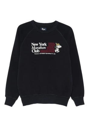 In The Box x Peanuts snoppy-embroidered sweatshirt - Blue