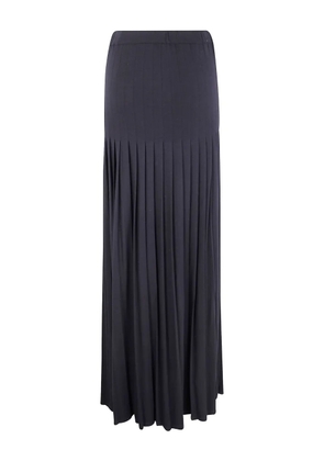 Gentry Portofino pleated midi skirt - Black