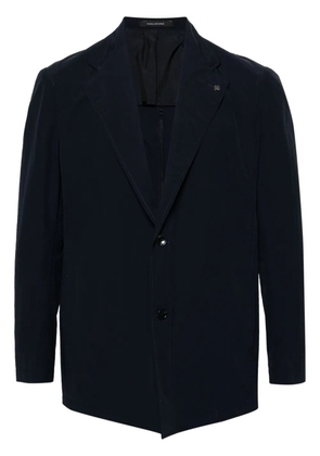 Tagliatore notched-lapels single-breasted blazer - Blue
