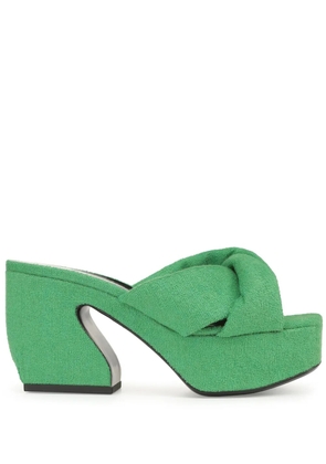 Sergio Rossi SI ROSSI platform sandals - Green
