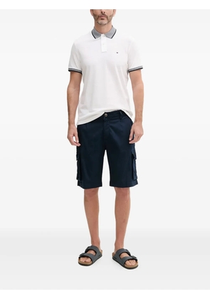 Aeronautica Militare logo-plaque cargo shorts - Blue